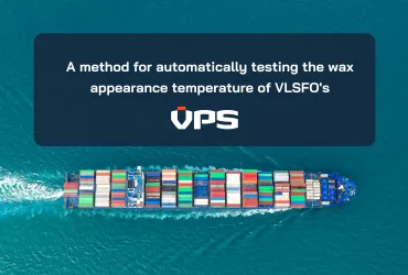 <span>AN AUTOMATIC TEST METHOD FOR WAX APPEARANCE TEMPERATURE OF VLSFO'S</span>
