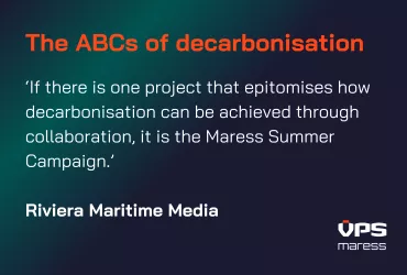 <span>Maress Summer Campaign featured in the article 'The ABS´s of Decarbonisation'</span>
